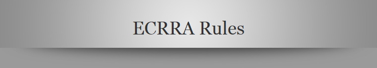 ECRRA Rules